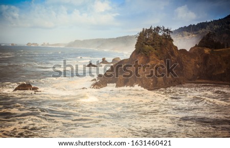 Arch Rock Viewpoints at Samuel Boardman State Scenic Corridor on the southern Oregon Coast