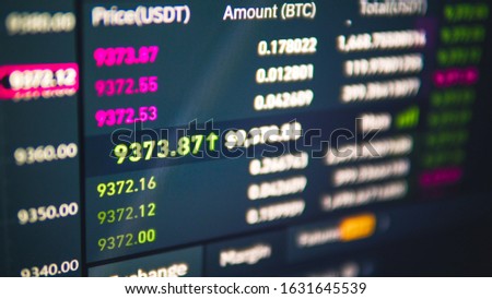 BTC Number Changes. Price and numbers are changing reguraly
