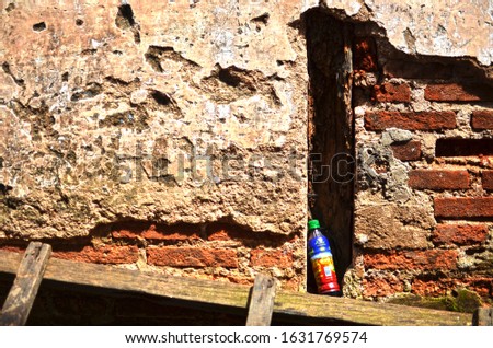 tea Bottle in the wall
