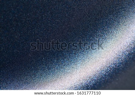 Blue titanium texture, metallic glitter macro photoshoot