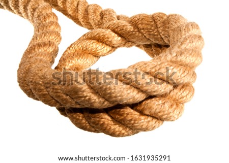 rope isolated on white background