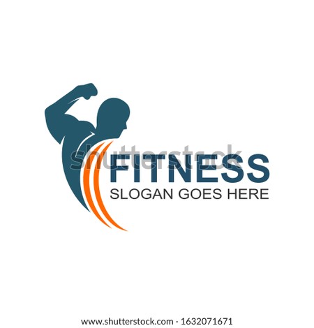 
Fitness and gym logo design