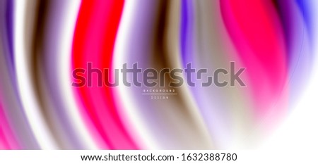 Silk smooth lines on white, liquid fluid color waves. Vector Illustrations For Wallpaper, Banner, Background, Card, Book, Illustration, landing page, cover, placard, poster, banner, flyer, design