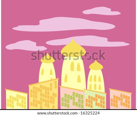 Vector collection of buildings 04