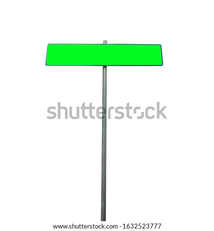 Billboard advertising, banner, empty place for ad isolated on white background, This has clipping path.