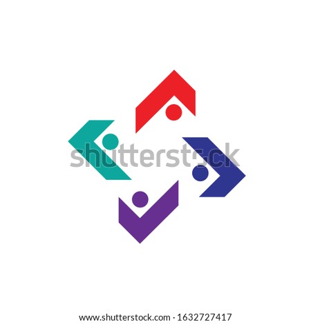 Adoption and Community Care Logo Template vector