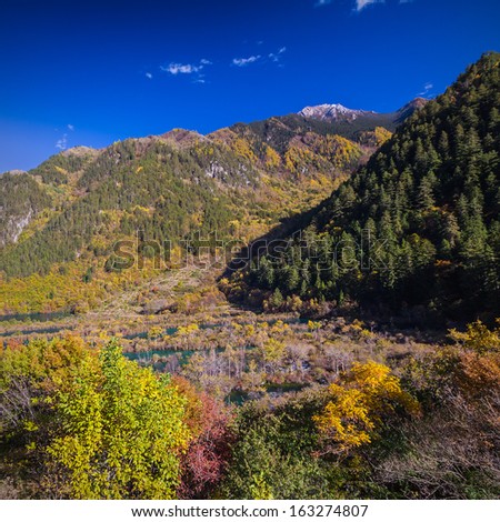 Jiuzhaigou Valley Scenic and Historic Interest Area, Sichuan, China