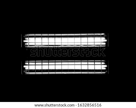 The pattern​ of electricity​ light​ on black​ wall​ background. Dark​ linght on​ the​ black​ wall​ background. Black​ wall​ for​ background​