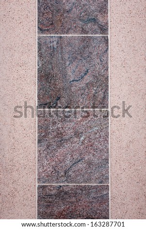 Background - marble tiles on concrete wall