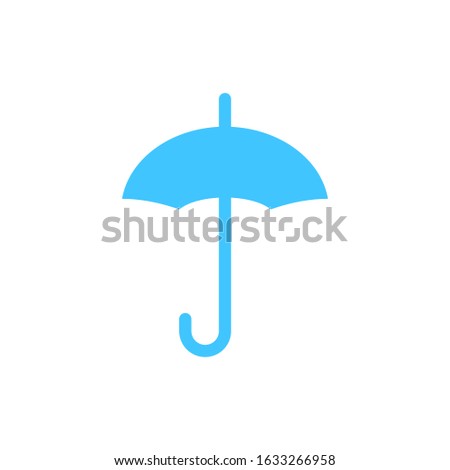 umbrella flat vector icon - ui icon vector