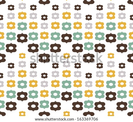 Seamless floral pattern. It can be used for wallpaper, pattern fills, textile design.