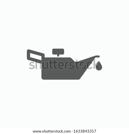 car engine oil icon, motor oil vector illustration