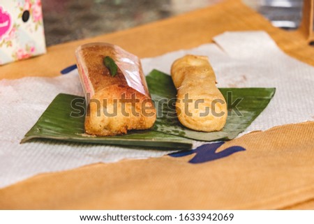 Traditional indonesian snacks called Sosis Solo