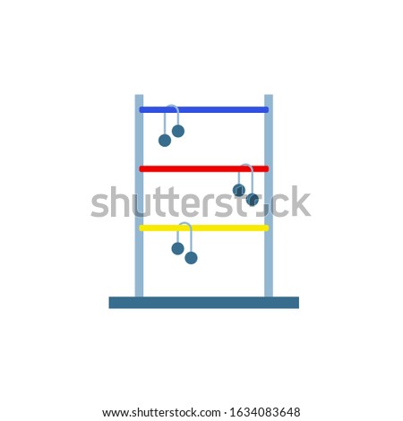 Golf ladder icon. Clipart image isolated on white background