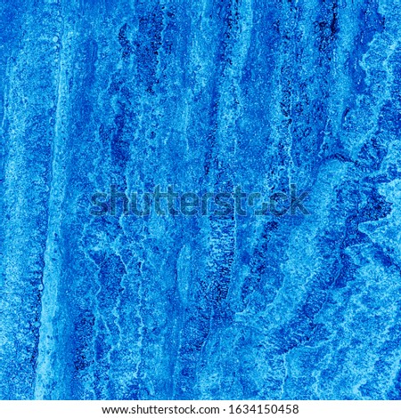 Marble rock texture blue ink pattern Concrete