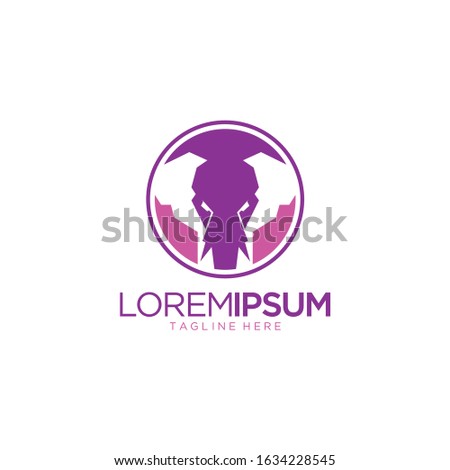 Elephant Logo Design Vector Template