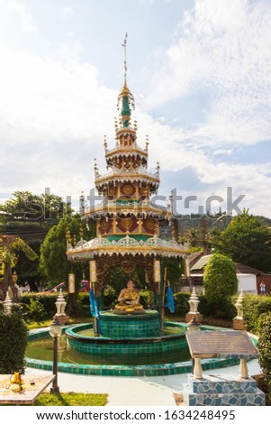 Wat Chong Klam and Wat Chong Klang are the most famous landmarks of Mae Hong Son in Thailand.