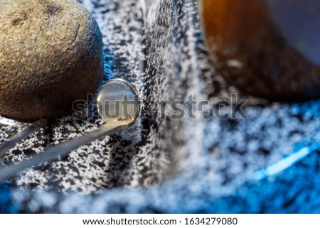 Macro picture ashtray with cleaner and pipe wiper