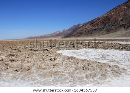 View of Devils Golf Course in Death Valley