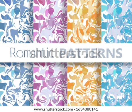 Seamless abstract pattern trendy pastel colors simple fashion trend