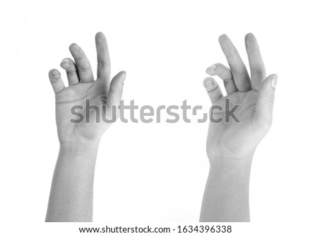 woman's hands performing different shapes