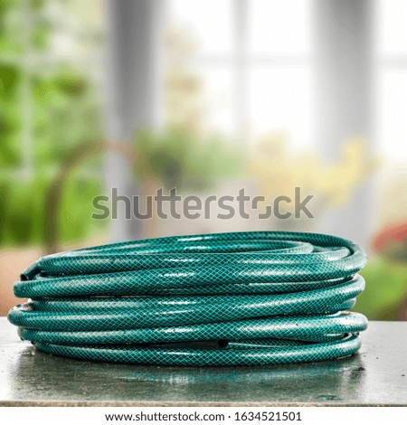 Table background of free space and spring blurred background.Sunny day and copy space for your decoration. 