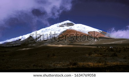 Picture of the Cotopaxi volcano             