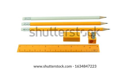 Pencil group , Multi of Pencil with Copy Space Isolated on a White Background.