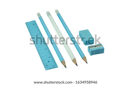 Pencil group , Multi of Pencil with Copy Space Isolated on a White Background.