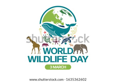 World Wildlife Day Logo design template, March 3 Royalty-Free Stock Photo #1635362602
