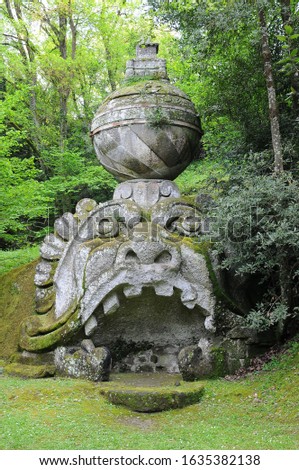 Parco dei Mostri (Park of the Monsters) in Bomarzo