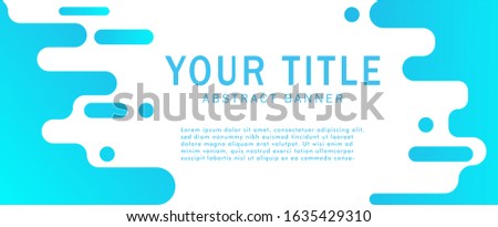 Abstract Banner Template design. Minimalist Background. Futuristic Gradient. Banner Template Vector.