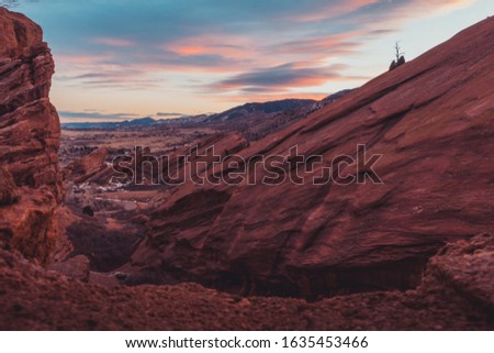 Red Rocks Sunset in Colorado