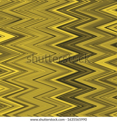 Golden Chevron Vector Pattern Bold Zigzag Print with Ethnic Tribal and Retro Motif 