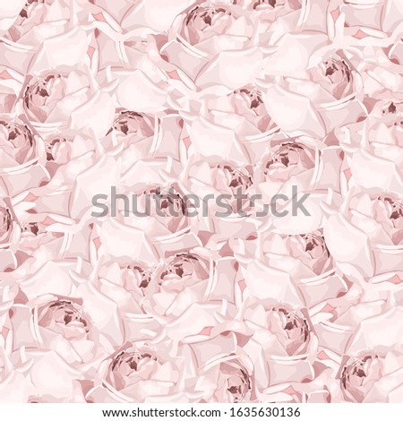 Seamless background with pink roses