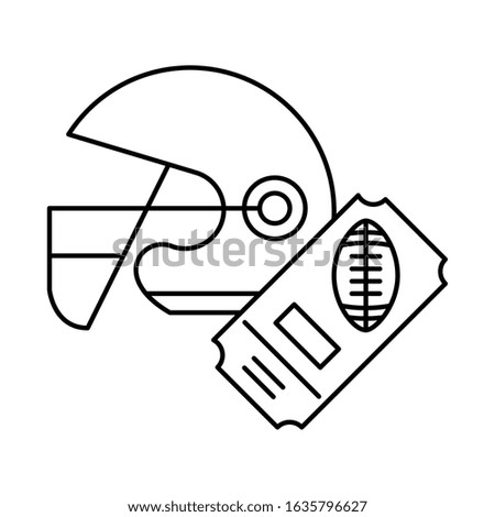 american football sport helmet icon vector illustration design