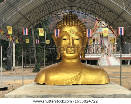 Buddha statue in the temple