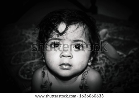 Three Cute Girls With White Hair On A White Background Images And