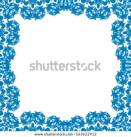 Frame ornament vintage floral design, EPS8 - vector graphics.
