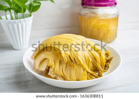 Chinese traditional cuisine golden sauerkraut