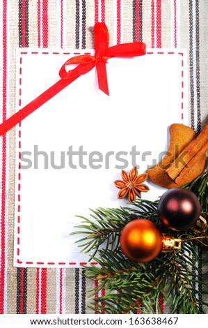 Xmas background with gingerbread cakes