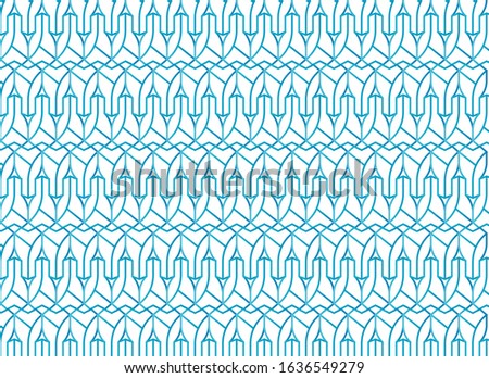Vector geometric pattern. Simple abstract lines lattice. Repeating elements stylish background tiling