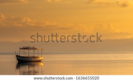 Sunset at Lake Ohrid, Republic of Macedonia 