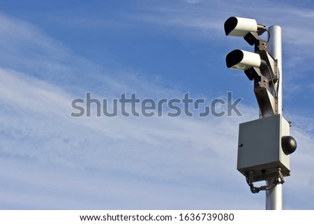 Automated License Plate Readers (ALPRs) Royalty-Free Stock Photo #1636739080