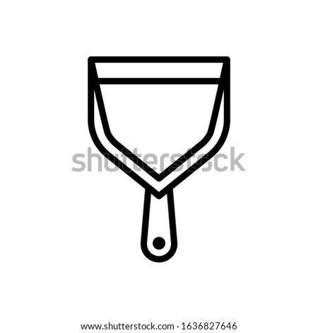 Scoop icon vector sign and symbol
