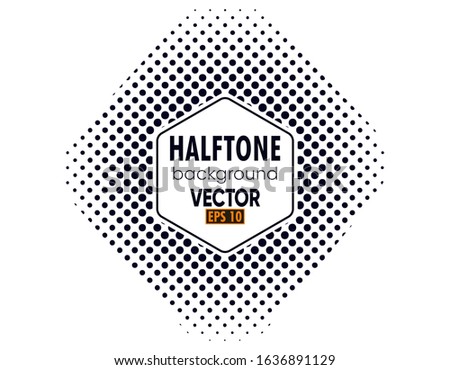 Illustration vector graphic of dark blue Abstract halftone wave dotted background. Good for Vector modern futuristic texture for posters, sites, business cards, interior design, etc. Vector illustrati
