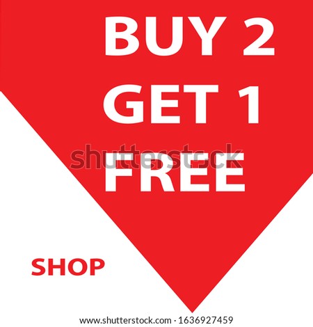 buy 1 get 1 free sale banner