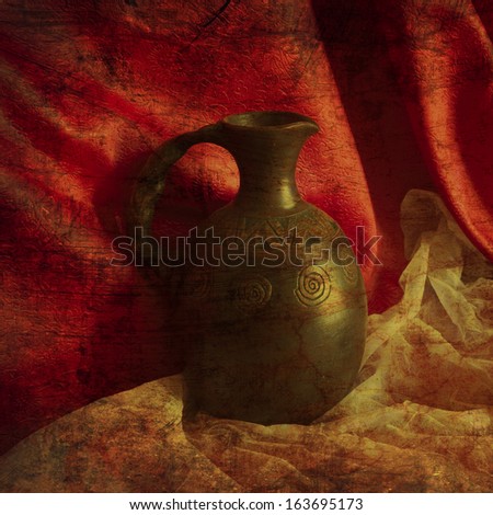 Still life with a jug in the old Armenian style