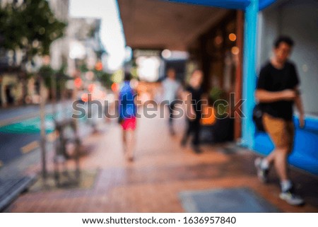 Abstract background of city in bokeh