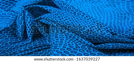 blue silk fabric, animal skin, All projects are new and designed in our studio by designers who have in-depth knowledge in the field of tissue photography and the use of their final product.